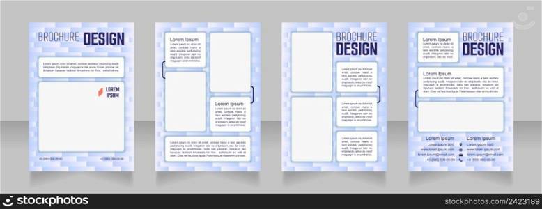Pediatrician appointment blank brochure design. Template set with copy space for text. Premade corporate reports collection. Editable 4 paper pages. Smooch Sans Light, Bold, Arial Regular fonts used. Pediatrician appointment blank brochure design