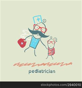 pediatrician flies to a sick child