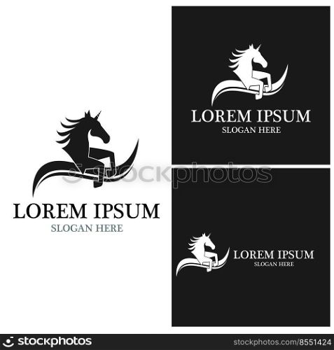 Pegasus icon and symbol vector template