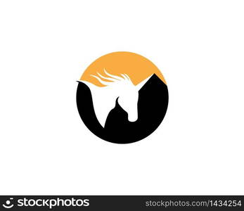 Pegasus icon vector illustration