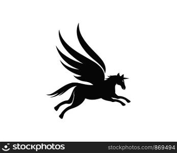 Pegasus Logo Template Vector illustration design
