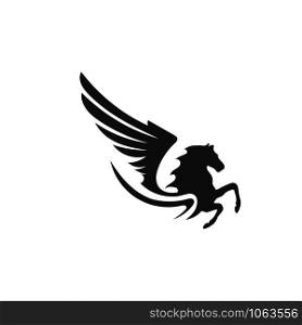 Pegasus Vector Logo Template vector illustration