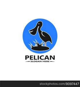 Pelican Simp≤Logo Vector Illustration