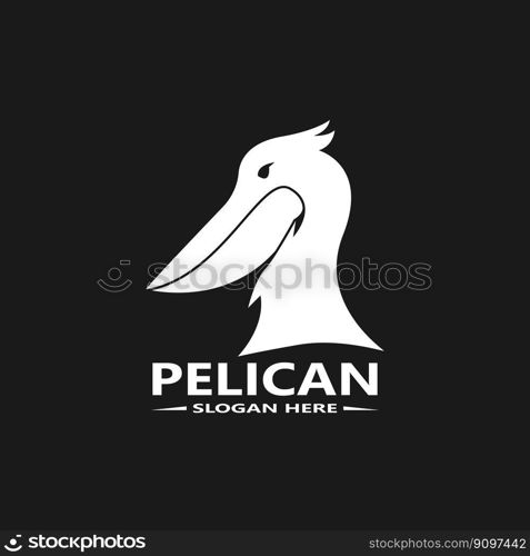 Pelican Simple Logo Vector Illustration