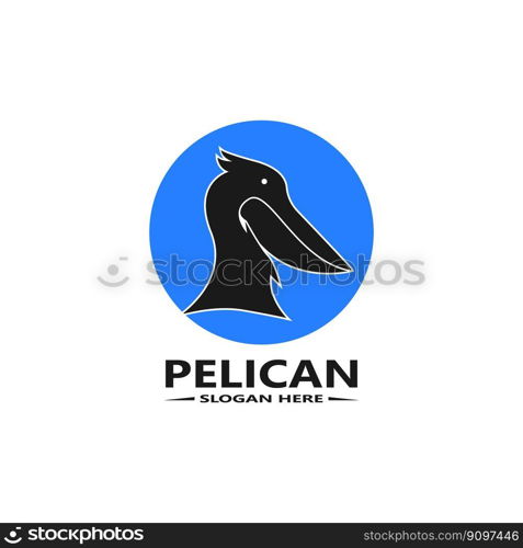 Pelican Simple Logo Vector Illustration