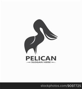 Pelican Simple Logo Vector Illustration
