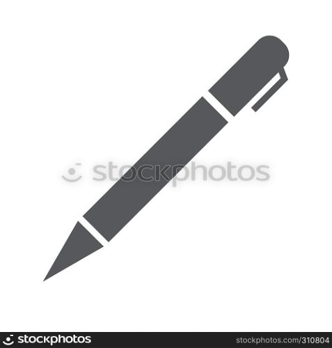 pen airplane icon on white background. flat style. pen airplane icon for your web site design, logo, app, UI. pen symbol.
