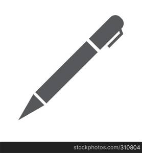pen airplane icon on white background. flat style. pen airplane icon for your web site design, logo, app, UI. pen symbol.