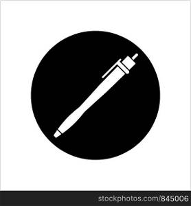 Pen Icon, Creative Design Vector Art Illustration