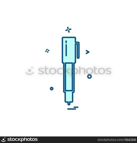 Pen icon design vector 