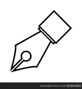 pen icon vector illustration logo design