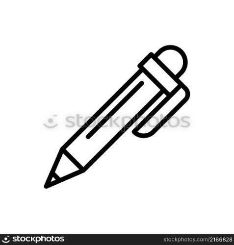 Pen icon vector sign and symbol on trendy design