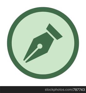 pen tool circle icon