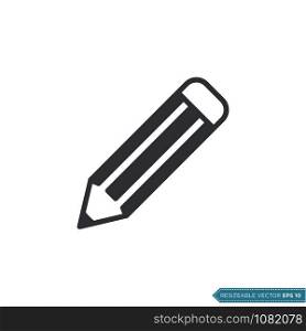 Pencil - Education Icon Vector Logo Template Illustration Design