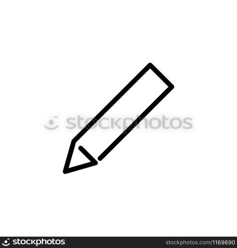 pencil icon design template vector