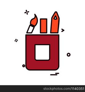 Pencil icon design vector