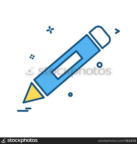 Pencil icon design vector 