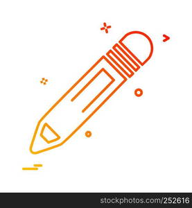 Pencil icon design vector