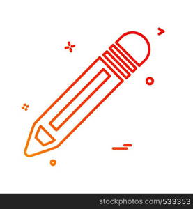 Pencil icon design vector