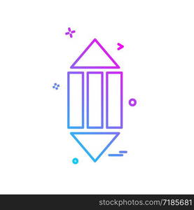 Pencil icon design vector