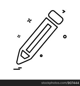 Pencil icon design vector