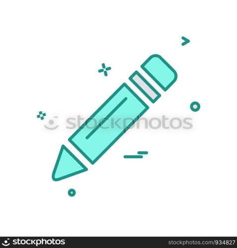 Pencil icon design vector