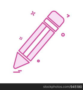 Pencil icon design vector