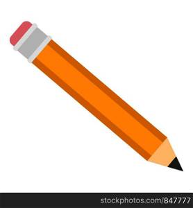 Pencil icon. Flat illustration of pencil vector icon for web design. Pencil icon, flat style