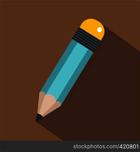 Pencil icon. Flat illustration of pencil vector icon for web. Pencil icon, flat style