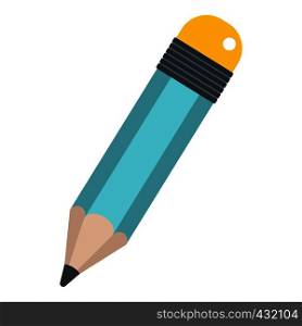 Pencil icon flat isolated on white background vector illustration. Pencil icon isolated