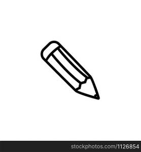 pencil icon, illustration design template