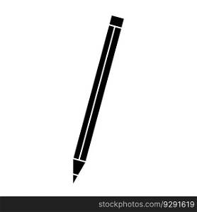 Pencil icon in trendy flat style, pencil vector icon on white background