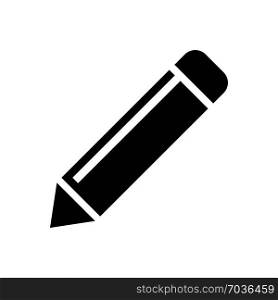 pencil, icon on isolated background