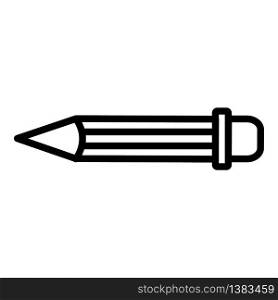 Pencil icon. Outline pencil vector icon for web design isolated on white background. Pencil icon, outline style