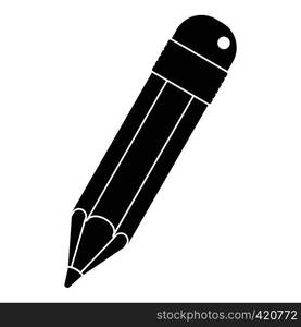 Pencil icon. Simple illustration of pencil vector icon for web. Pencil icon, simple style