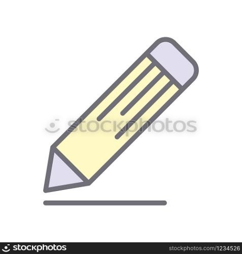 Pencil icon vector design templates on white background