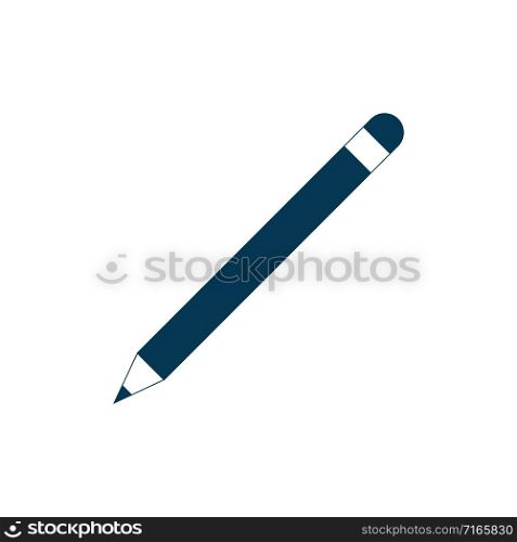 Pencil icon vector isolated on white background