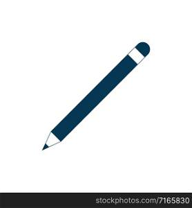 Pencil icon vector isolated on white background