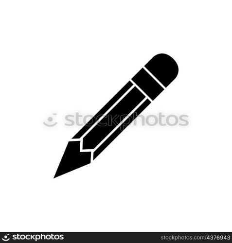 pencil icon vector solid style