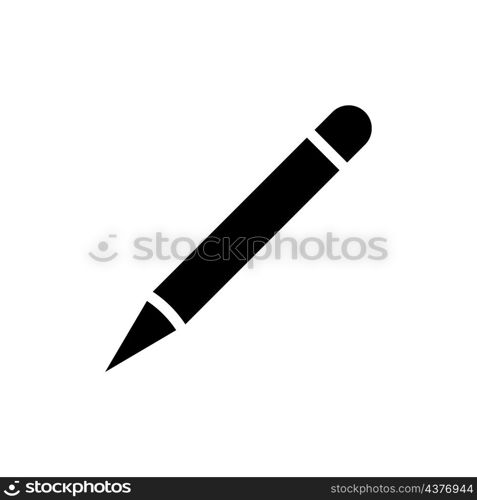 pencil icon vector solid style