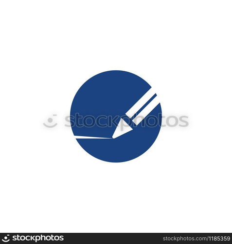 Pencil Logo icon template vector illustration design