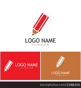 Pencil Logo Template vector symbol design