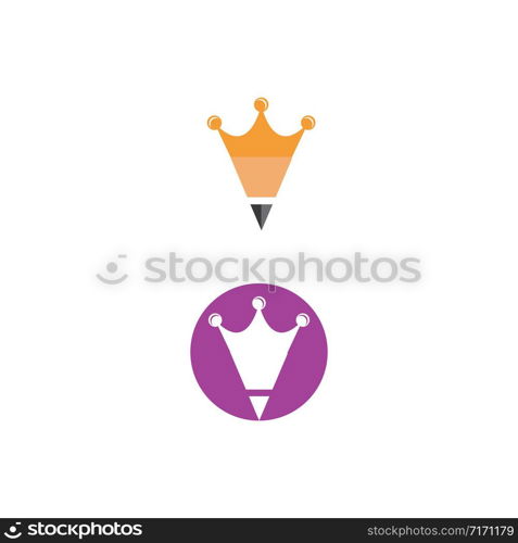Pencil Logo Template vector symbol nature
