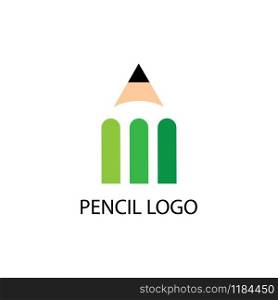 pencil logo vector