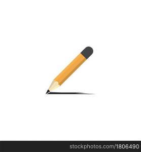 pencil logo vector icon illustration design