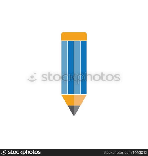 pencil logo vector template design