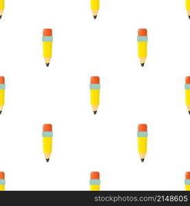 Pencil pattern seamless background texture repeat wallpaper geometric vector. Pencil pattern seamless vector