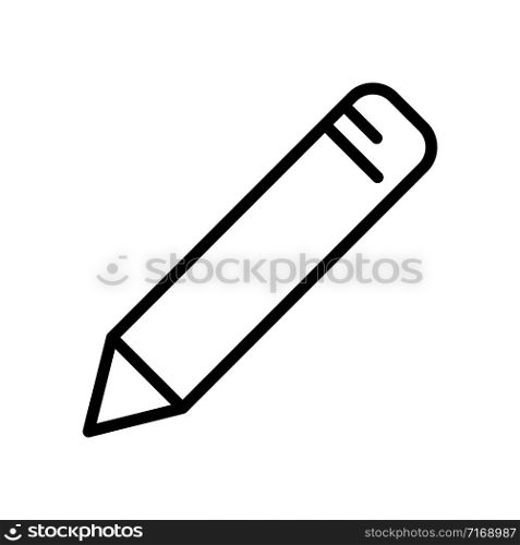 Pencil, pen icon vector design templates isolated on white background