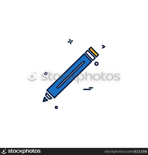 pencil school icon vector design