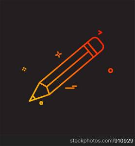 pencil school vector icon design